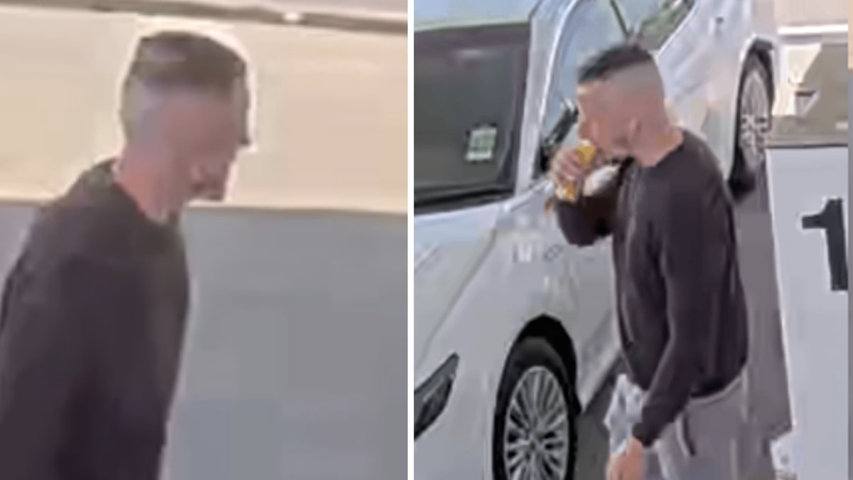 Police hunt man seen on CCTV after cleaner's horror discovery